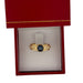 Bague 51 Bague jonc saphir ancien et diamants monture or jaune 58 Facettes