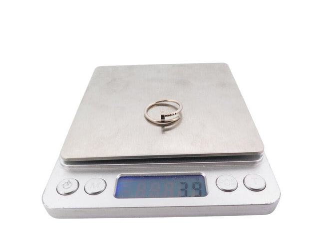 Bague 56 bague CARTIER juste un clou pm or gris 18k t 56 crb4226000 58 Facettes 268893