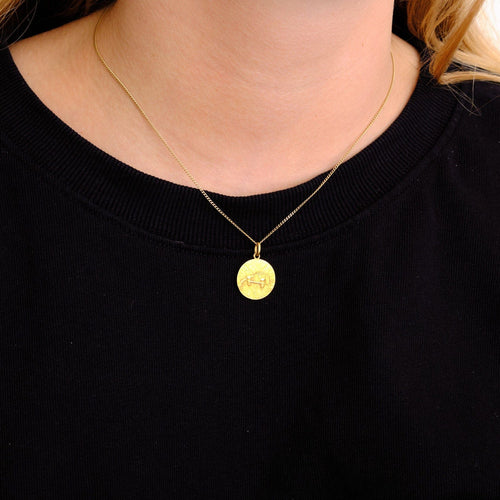 Collier Médaille en Or Saint Christophe sur Chaine 58 Facettes