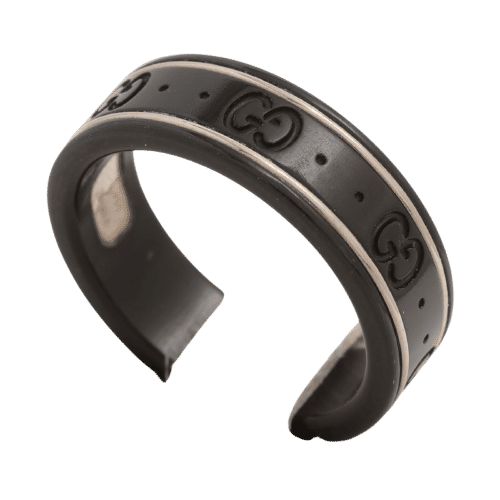 Bague 62 GUCCI - Bague GG icon Full set or blanc 58 Facettes