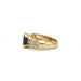 Bague 53 Bague or jaune diamants saphir 58 Facettes 240060R