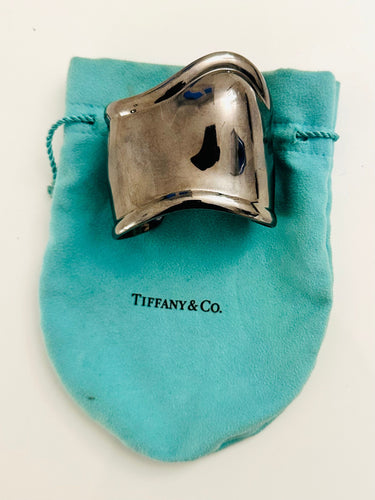 Bracelet Tiffany & Co. - Manchette Bone Elsa Peretti® – Ruthénium 58 Facettes