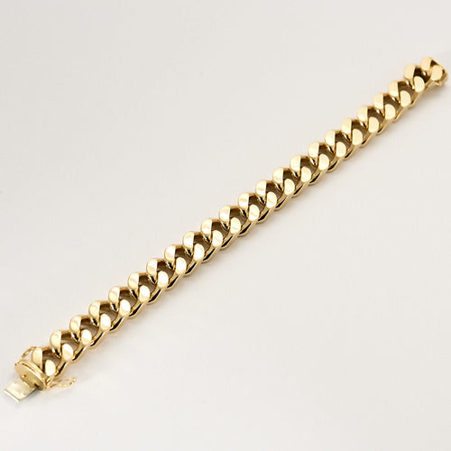 Bracelet Bracelet gourmette en or jaune 58 Facettes ALE4977