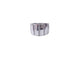 Bague 55 Bague jonc bandeau or blanc diamant 58 Facettes BAG.TIGRE-1103