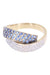 Bague 55 BAGUE MODERNE TOPAZES ET DIAMANTS 58 Facettes 091551