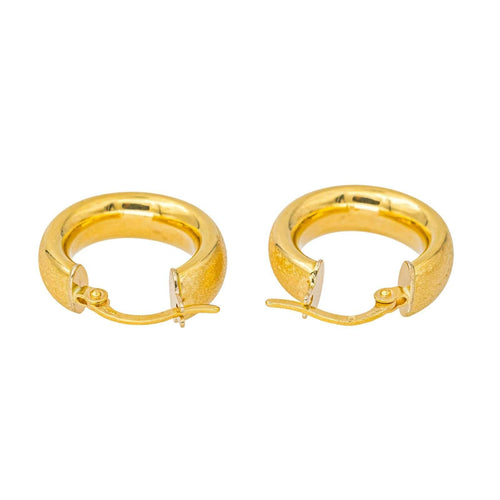 Boucles d'oreilles Boucles d'oreilles Créoles  Or jaune 58 Facettes 4659050CN