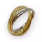 Wedding band three golds