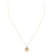 Collier Ginette NY Collier Mini ever disc Or rose Diamant 58 Facettes 2678585CN
