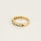 Bague 52 Alliance en or jaune et diamants 58 Facettes CRE0100X11