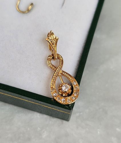 Pendentif Pendentif Diamants or rose 58 Facettes 643