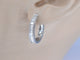 Boucles d'oreilles Boucles d'oreilles en or blanc serties de diamants taille baguette 58 Facettes 2160