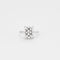 Bague 57 Bague ancienne en or blanc 18K et Diamants 58 Facettes