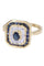 Bague 50 BAGUE STYLE ART DECO SAPHIRS ET DIAMANTS 58 Facettes 083511