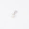 Pendentif PENDENTIF OR BLANC PERLE DIAMANT 58 Facettes
