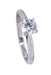 Bague 52 Solitaire or blanc diamant 58 Facettes 093321