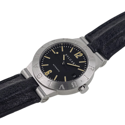 Montre BVLGARI Diagono LC35S Acier inoxydable Pièce de monnaie romaine antique Monete Bulgari 58 Facettes