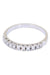 Bague 57 Demi-alliance diamants 58 Facettes 089701