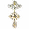 Barock briljans: À la Jeannette Diamond Heart Cross Pendant 