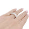 52 Bague Chaumet "Anneau" or blanc, diamants. 58 Facettes 33538