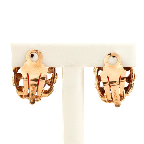 Boucles d'oreilles BOUCLE D’OREILLE CLIP EN OR JAUNE 18 CARATS 58 Facettes REF 2064/15