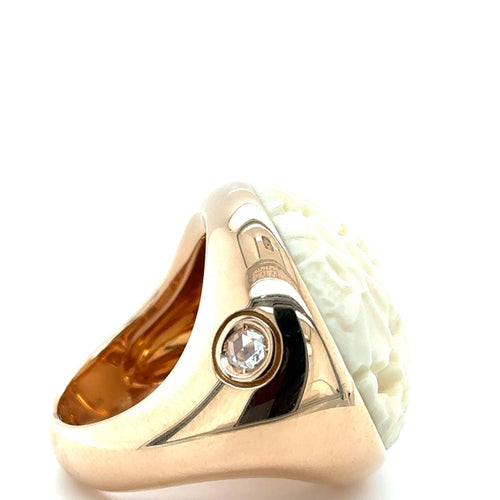 Bague 54 POMELLATO - BAGUE VICTORIA EN OR ROSE 58 Facettes RÉF 1_0002311/3