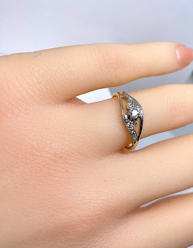 50 Bague en or et en diamants 58 Facettes AB570