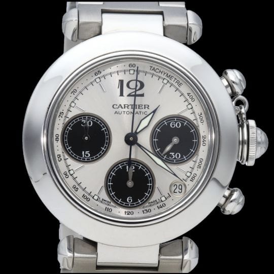 Montre Cartier Montre Pasha Chronograph 58 Facettes MT40773