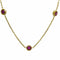 Collier Collier or jaune 18K et rubis 2 ct 58 Facettes 00059401