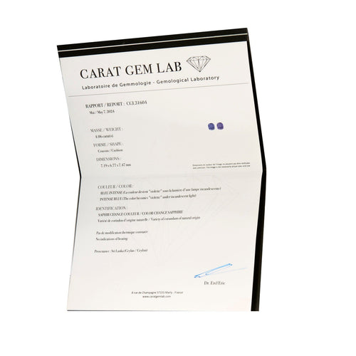 Bague Bague Marguerite Saphir Diamants 58 Facettes