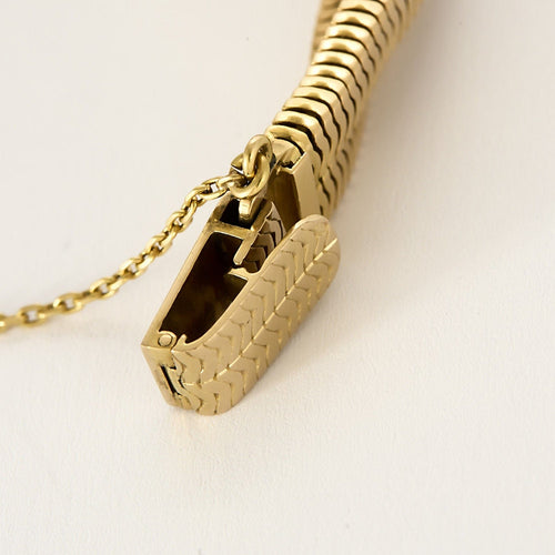 Montre Montre dame années 40 or jaune et diamants 58 Facettes