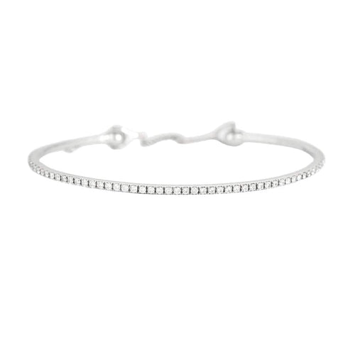 Bracelet MESSIKA - Skinny - Bracelet en or blanc 18 carats 58 Facettes 250323