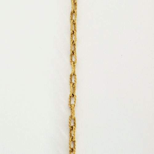 Collier Collier or jaune maille forçat torsadée 58 Facettes LP528