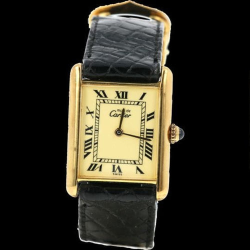 Montre Cartier Montre Tank Vermeil 58 Facettes MT43335