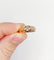 Bague 55 Bague jonc antique or rose 14k diamant taille ancienne 0,30 carats (circa 1906) 58 Facettes A06289