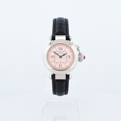 Montre CARTIER - Montre Pasha - Cadran arabe rose - SM 58 Facettes