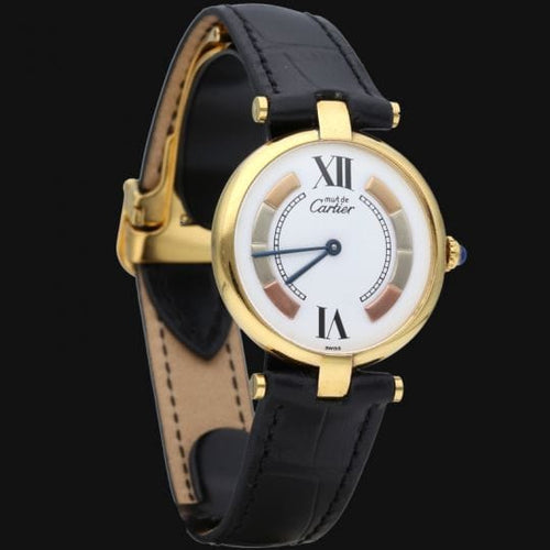 Montre Cartier Montre Must De Cartier Vermeil 58 Facettes MT43493