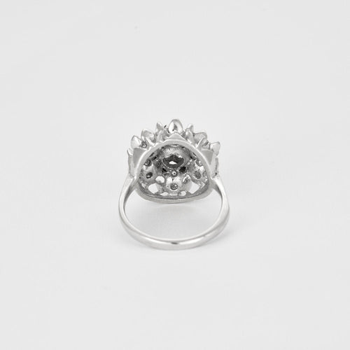 Bague Bague Fleur or blanc diamants 58 Facettes LP1057/13