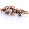 Broche Broche ancienne en or jaune sertie de diamants 58 Facettes