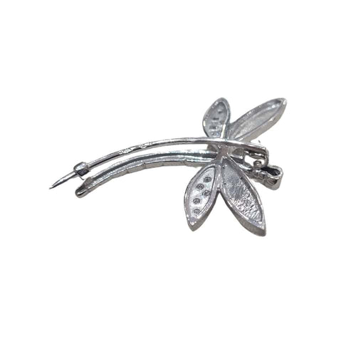 Broche Broche libellule en or blanc 18 carats et diamants 58 Facettes GE41