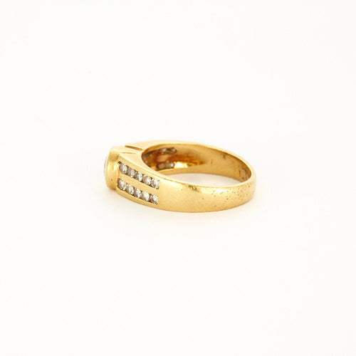 Bague 54 Bague Chevalière Solitaire 58 Facettes LP621