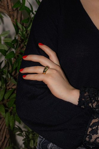 Bague 57 Bague Boule Or jaune Emeraude 58 Facettes 4931997CN