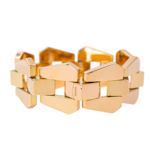 Bracelet Bracelet  Tank  Or jaune 58 Facettes 3981324RV