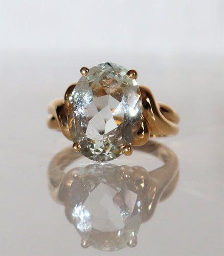 Bague 54 / Aigue-marine Bague aigue-marine 58 Facettes 515