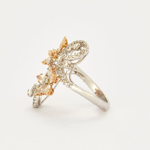 Bague 54 Bague Fleur Fantaisie 58 Facettes 1179