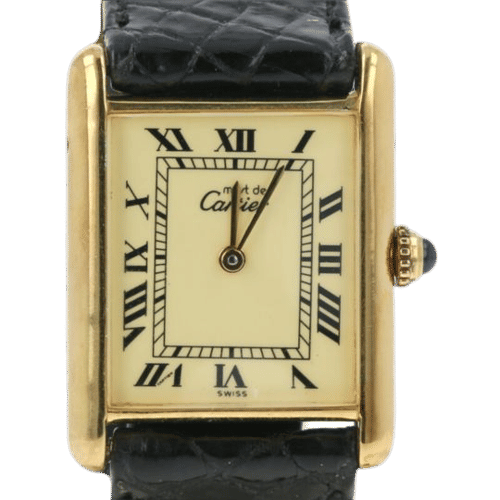 Montre Cartier Montre Tank Vermeil 58 Facettes MT43335