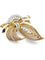 Broche Broche or jaune et diamants 2 ct 58 Facettes 1231