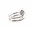 Anillo Cartier juste un clou en oro blanco y diamantes 