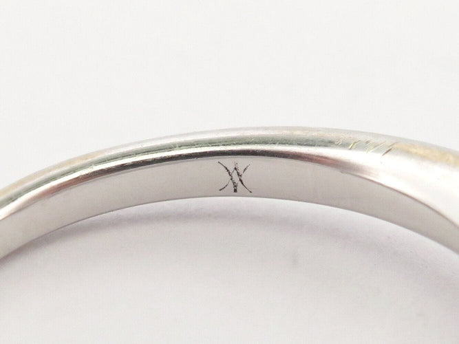 Bague 50 bague solitaire 0.63ct gia t50 or blanc 18k + alliance sertie diamant 0.1ct 58 Facettes 270398