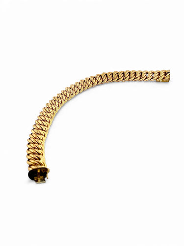 Bracelet Bracelet maille Américaine en or jaune 18 carats 58 Facettes