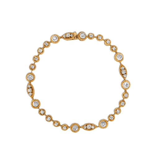 Van Cleef & Arpels Rivièrenarmband aus den 1940er Jahren 